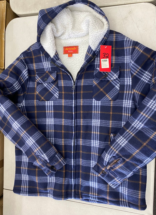 Men's Beverly Sherpa Lined Flanell Jacket