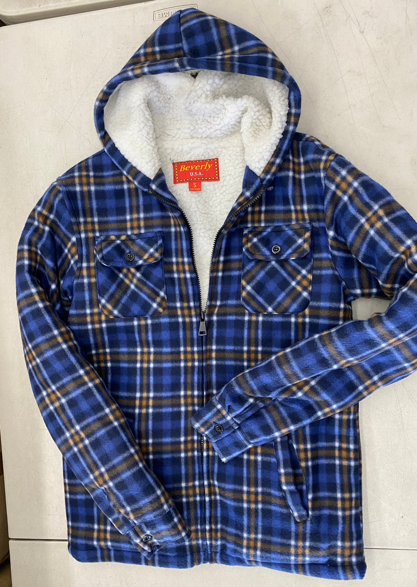 Men's Beverly Sherpa Lined Flanell Jacket